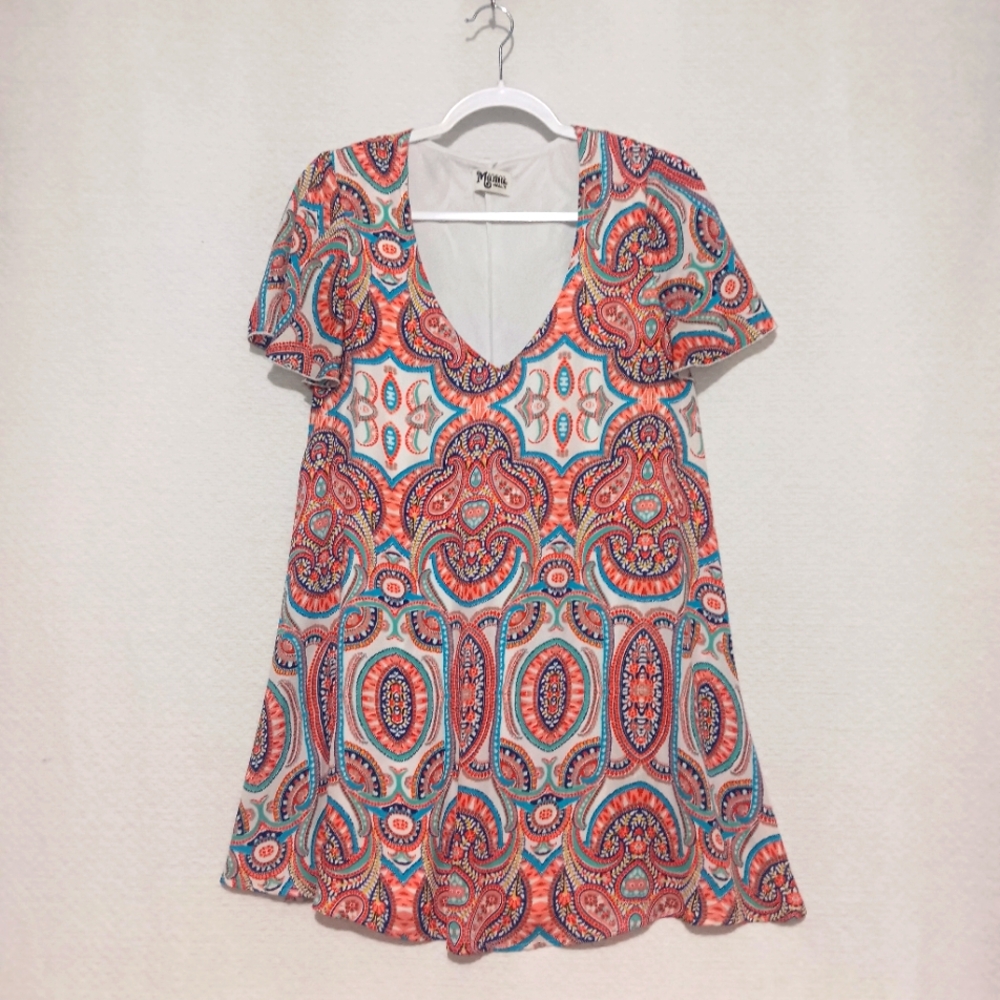 Show me your mumu Multicolor Patterned Dress